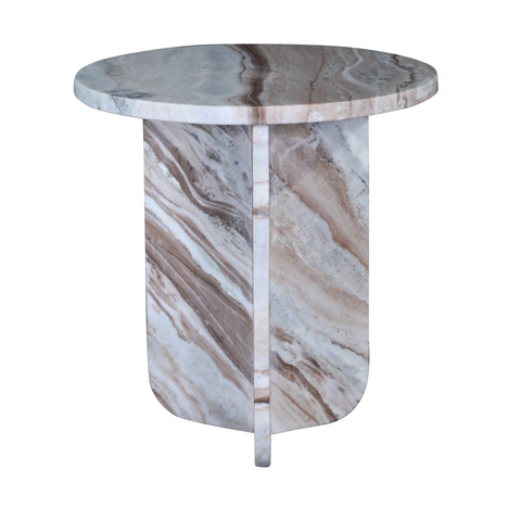 Genoa Marble Side Table - Matthew Izzo Collection - Matthew Izzo Home