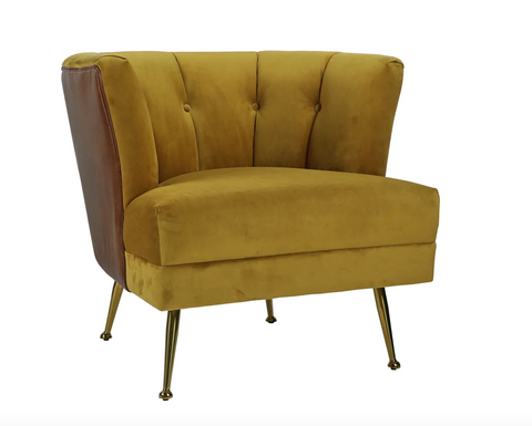 Conrad Retro Lobby Chair - Matthew Izzo Collection - Matthew Izzo Home