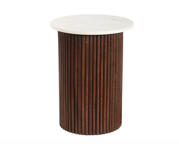 Metz Retro Pedestal Table - Matthew Izzo Collection