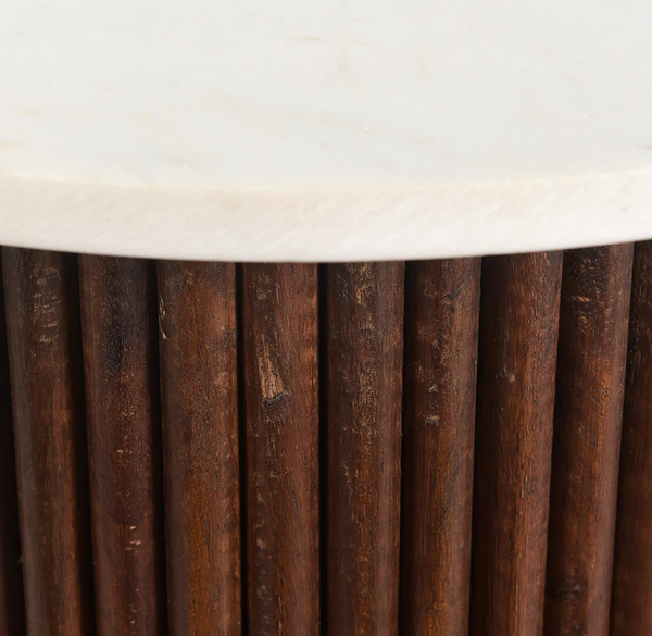 Metz Retro Pedestal Table - Matthew Izzo Collection