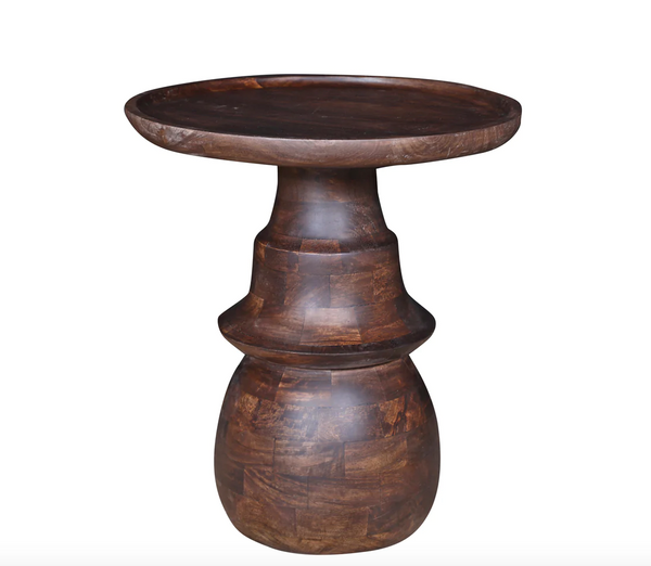 Pattaya Mango Wood Side Table - Matthew Izzo Collection