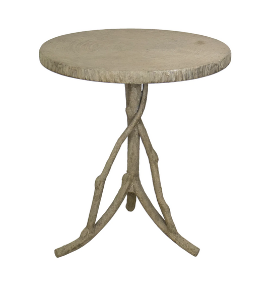 Faux Bois Iron Garden Table - Matthew Izzo Collection