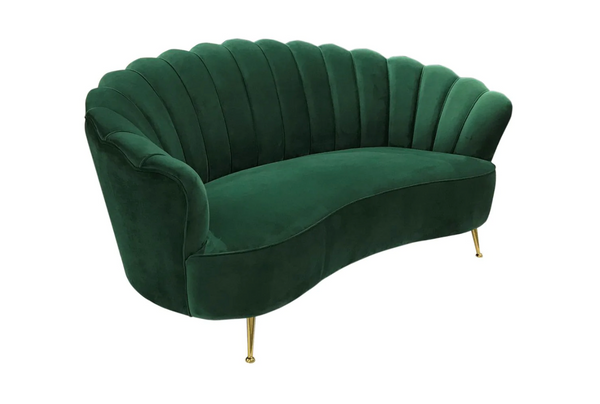 Mermaid Velvet Sofa - Matthew Izzo Collection
