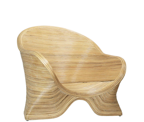 Parabola Rattan Low Chair - Matthew Izzo Collection - Matthew Izzo Home