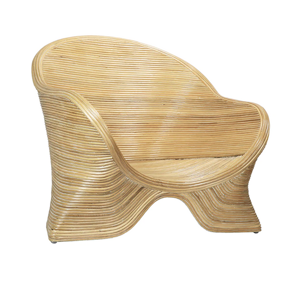 Parabola Rattan Low Chair - Matthew Izzo Collection