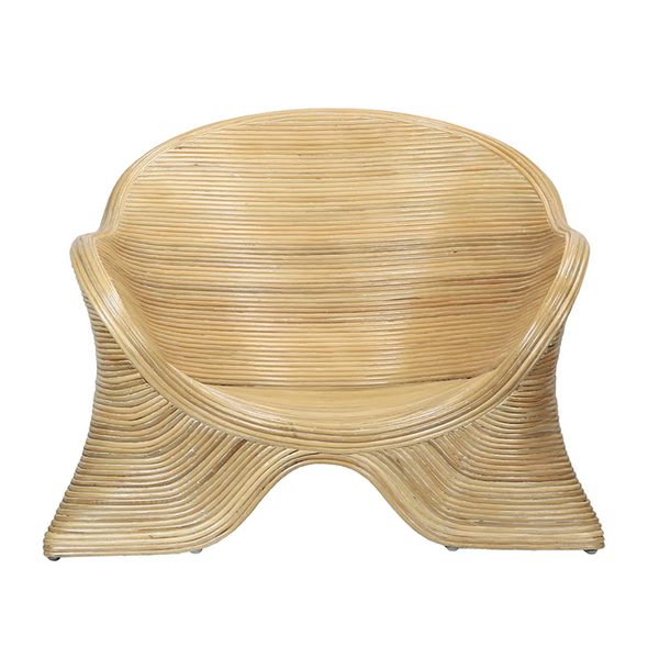 Parabola Rattan Low Chair - Matthew Izzo Collection