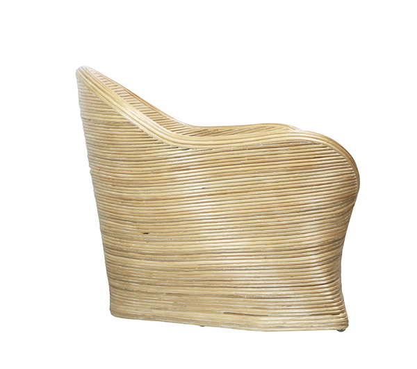 Parabola Rattan Low Chair - Matthew Izzo Collection