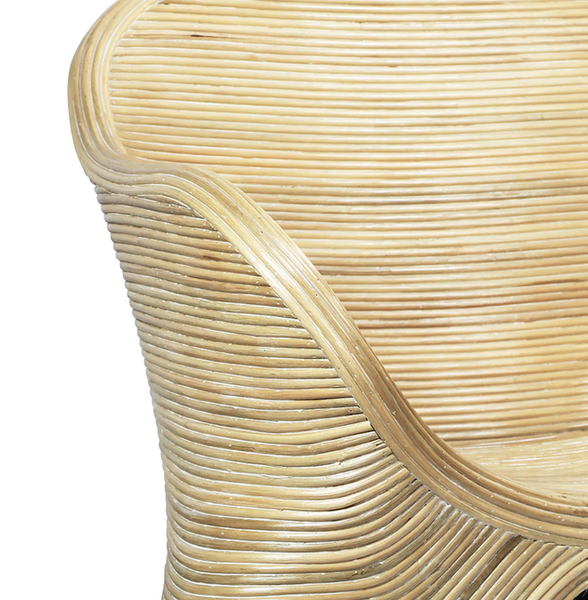 Parabola Rattan Low Chair - Matthew Izzo Collection