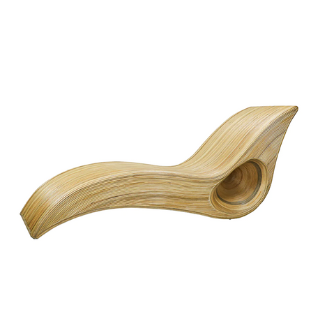 Parabola Rattan Lounger - Matthew Izzo Collection - Matthew Izzo Home