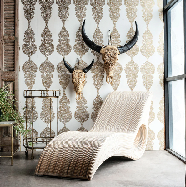 Parabola Rattan Lounger - Matthew Izzo Collection