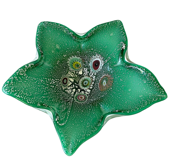 Vintage Mid Century Fratelli Toso Murano Glass Bowl