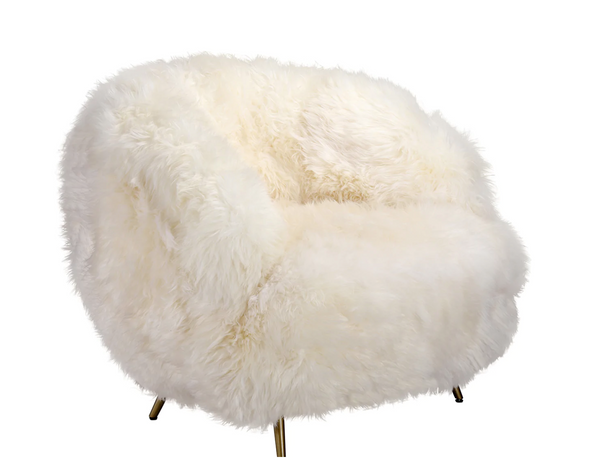 Astrid Sheepskin Accent Chair - Matthew Izzo Collection