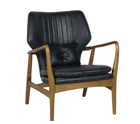Helsinki Leather Arm Chair - Matthew Izzo Collection - Matthew Izzo Home