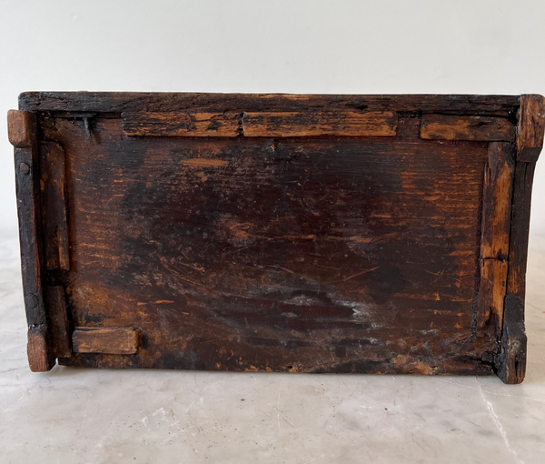 Antique 19th Century English Mahogany Box - Designed as a Chest of Drawers