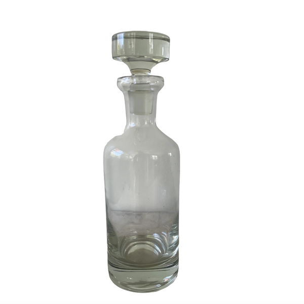 Mid-Century Modern Crystal Danish Decanter