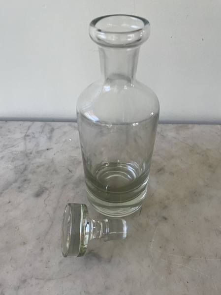 Mid-Century Modern Crystal Danish Decanter