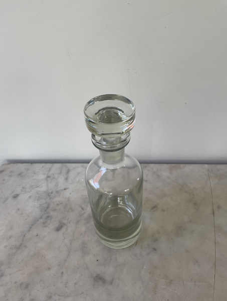 Mid-Century Modern Crystal Danish Decanter