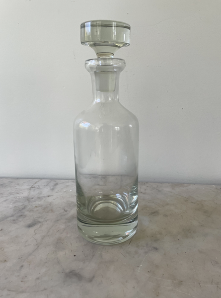 Mid-Century Modern Crystal Danish Decanter