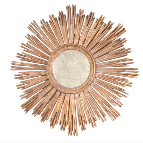 Worlds Away Margeaux Starburst Mirror - Matthew Izzo Home