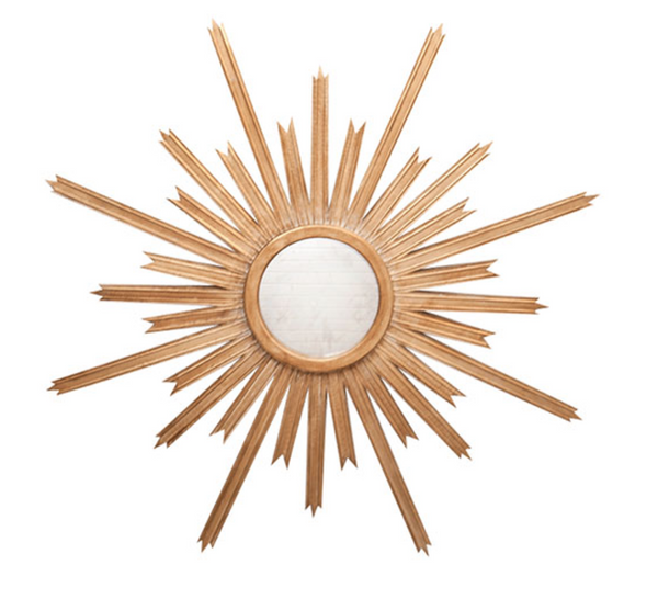 Starlata Starburst Mirror - Gold or Silver Leaf