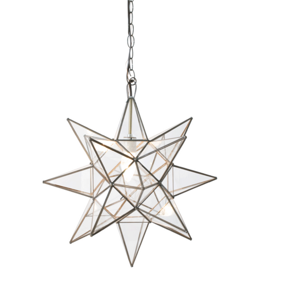 Moravian Star Pendant Light 12" - Four Finish Options