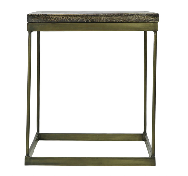 Parquet Side Table - Matthew Izzo Collection