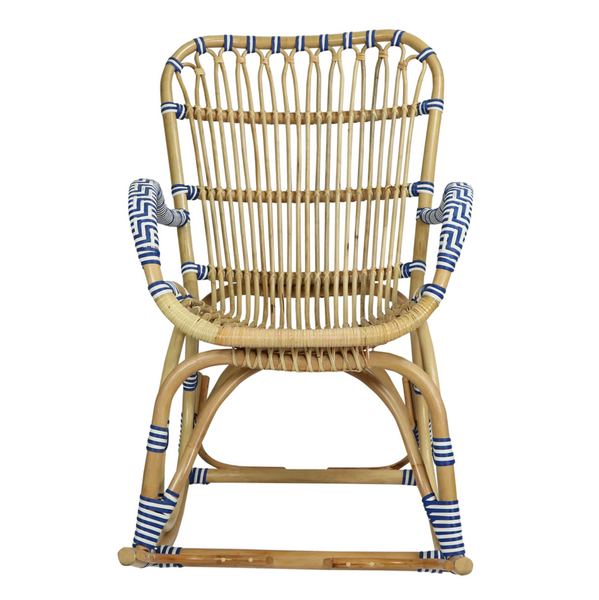 Cannes Rattan Rocking Chair - Matthew Izzo Collection