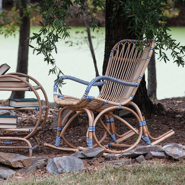 Cannes Rattan Rocking Chair - Matthew Izzo Collection