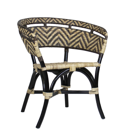 Fullerton Bamboo Barrel Chair - Matthew Izzo Collection - Matthew Izzo Home