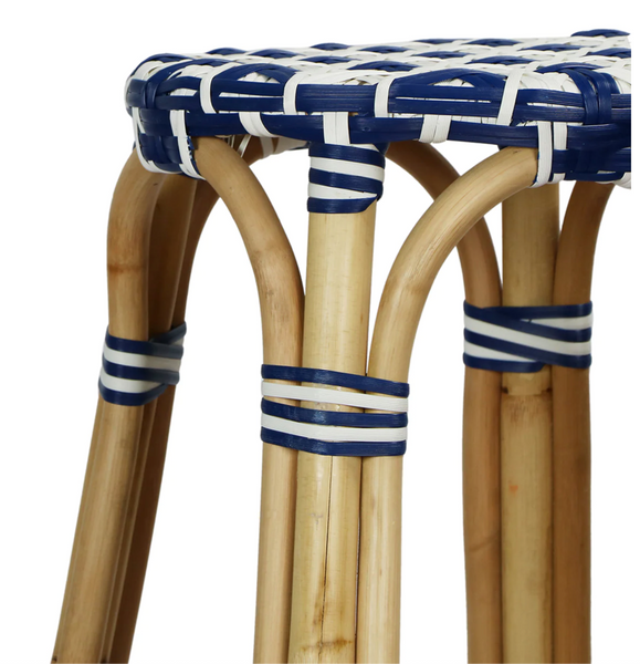 Cannes Rattan Bar Stool - Matthew Izzo Home