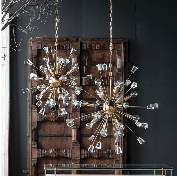 Luna Brass Sputnik Pendant Light - Matthew Izzo Collection