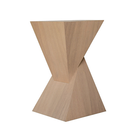 Worlds Away Scout Occasional Table Natural Oak - Matthew Izzo Home
