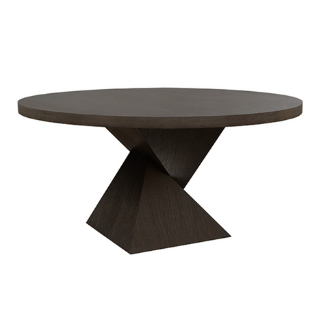 Worlds Away Newport Espresso Oak Dining Table - Matthew Izzo Home