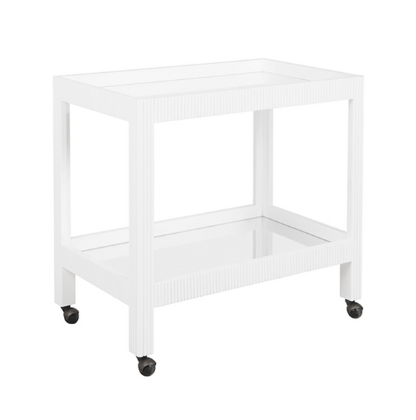 Otis Cerused Oak Bar Cart