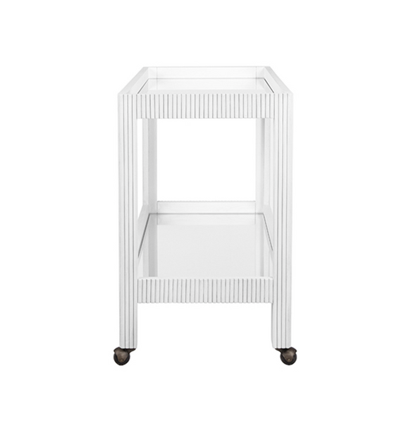 Otis Cerused Oak Bar Cart