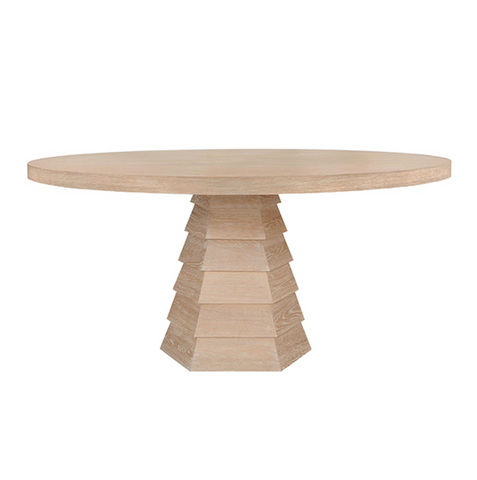 Worlds Away Hugo Cerused Oak Dining Table - Matthew Izzo Home