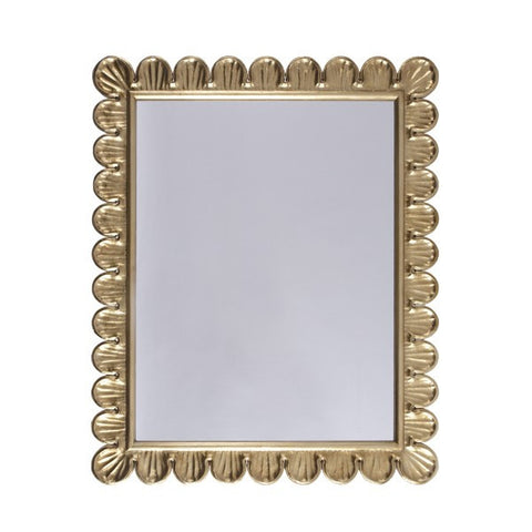 Worlds Away Eliza Scalloped Edge Wall Mirror - Matthew Izzo Home