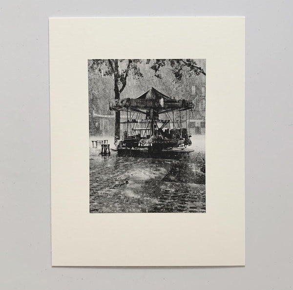 Monsieur Barre's Merry-Go-Round, 1955, Photogravure by Robert Doisneau