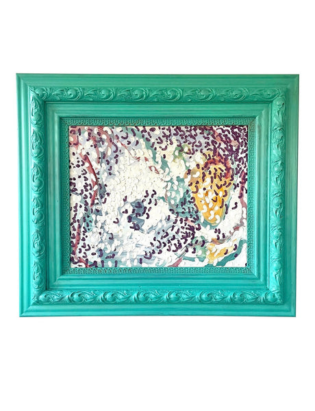 Matthew Izzo Framed Abstract Oil Painting