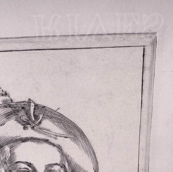 Reginald Marsh 1937 Original 'Fifty Proofs' Etching of 'Felicia'