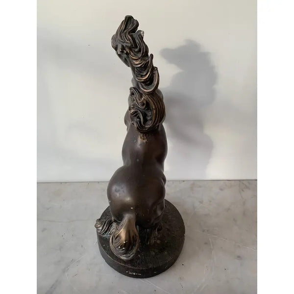 Vintage Plaster Horse Sculpture by Austin