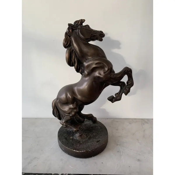 Vintage Plaster Horse Sculpture by Austin
