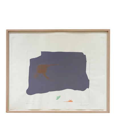 Helen Frankenthaler Vintage Lithograph, "Variation II on Mauve Corner" (1969) - Matthew Izzo Home