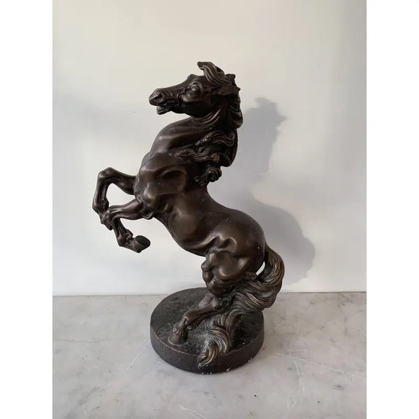 Vintage Plaster Horse Sculpture by Austin