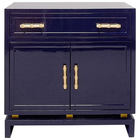 Worlds Away Marcus Lacquer Cabinet - Matthew Izzo Home
